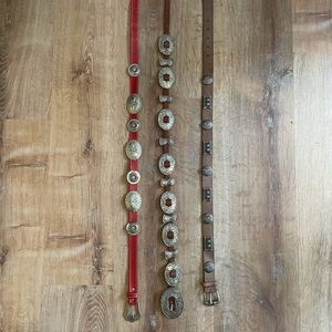 Vintage Leather Conhco Belt Collection, Small